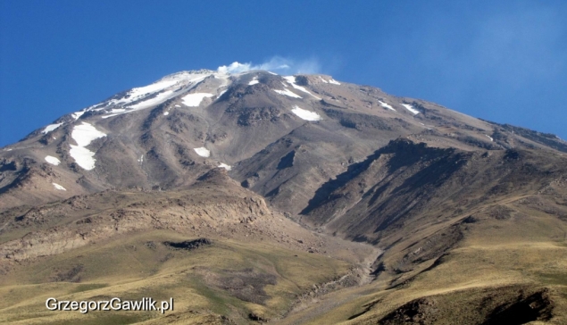 Demawend 5634m, Góry Elburs, Iran