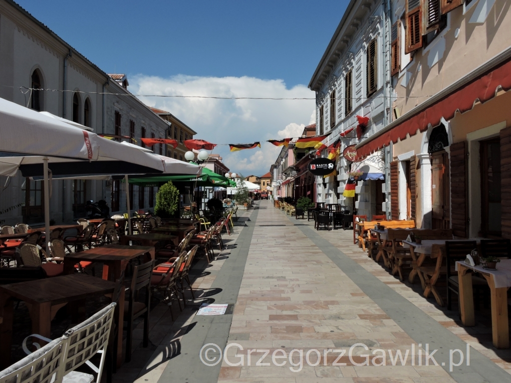 Zabytkowe centrum Szkodry, Albania.