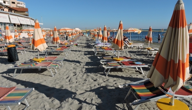 Durres nad Morzem Adriatyckim, Albania.