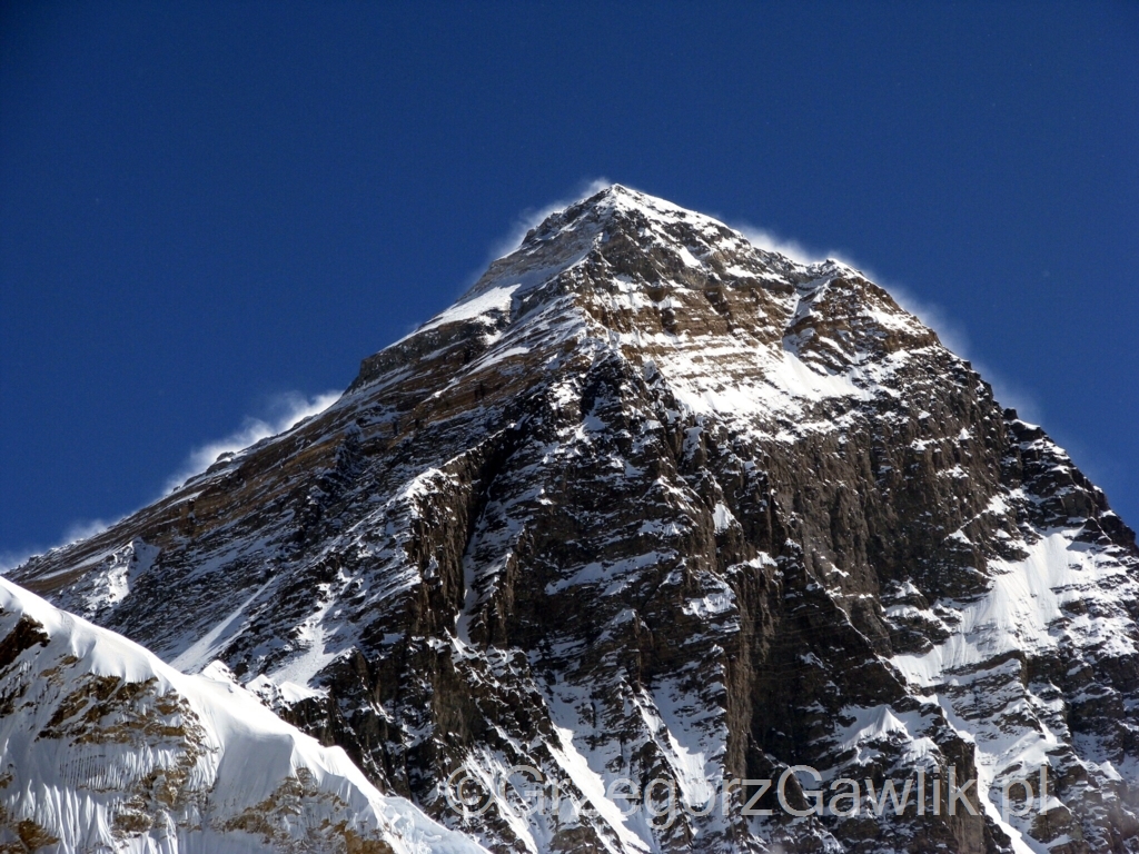 Mount Everest z Kala Pattar, Nepal. 
