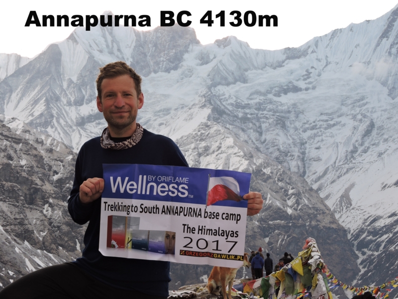 Wellness by Oriflame - Annapurna Base Camp 4130m - Grzegorz Gawlik.