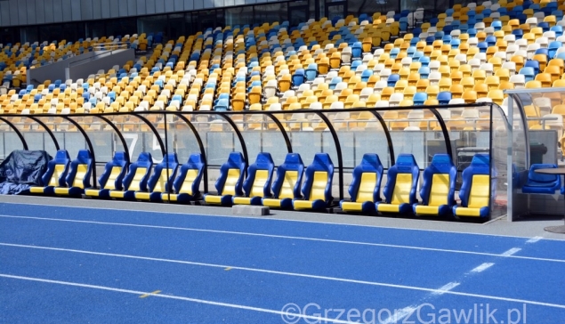 Stadion Olimpijski w Kijowie.