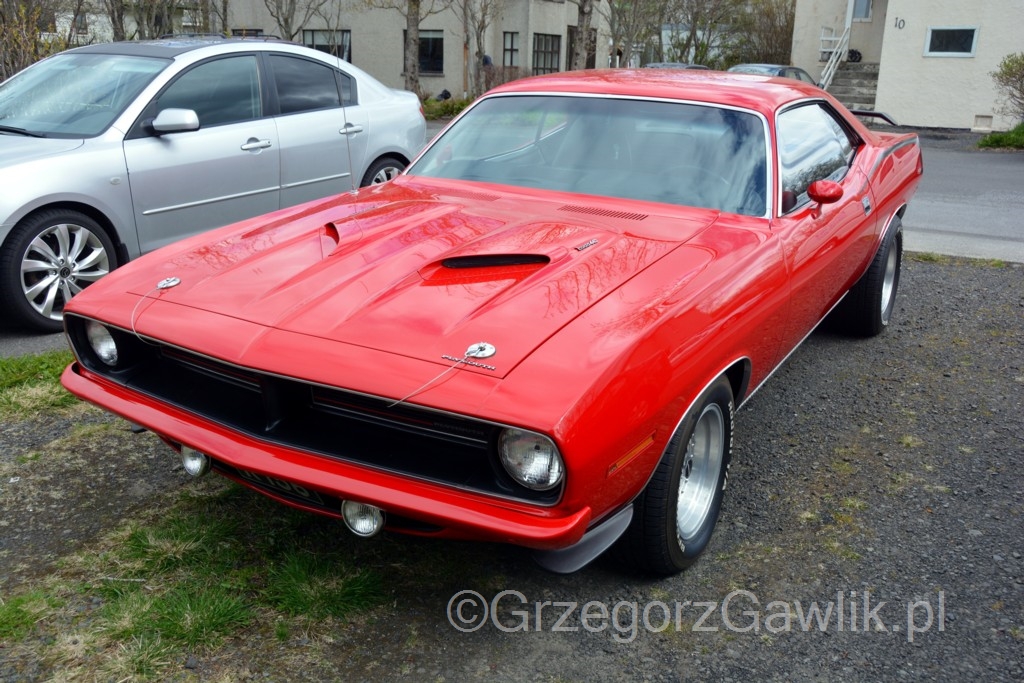 Plymouth Cuda 440, Reykjavik.